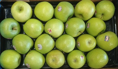 Foto Mele Smith Varietà Granny Smith Calibro 85/90 Origine Italia  Marchio Marlene             2